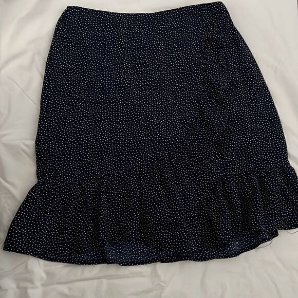 Gianni Bini Dresses & Skirts - Cute mini skirt blue with white polka dots size medium